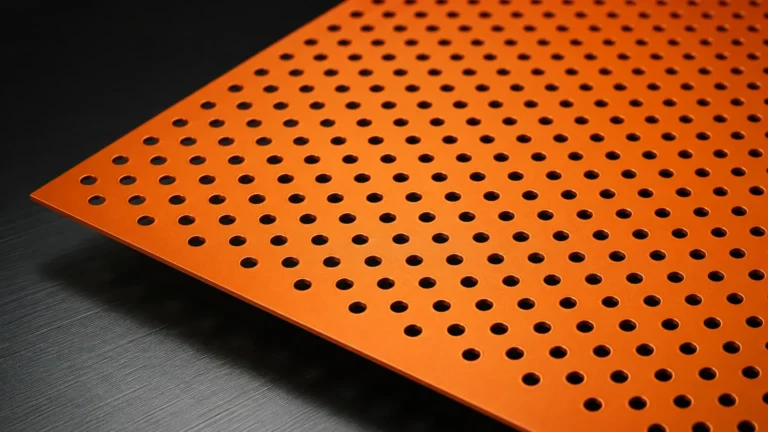 Orange Perforated Metal visual guide