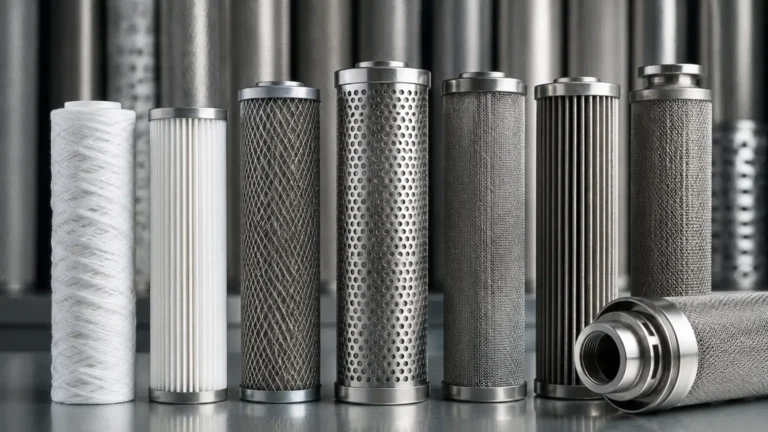 Order of Water Filter Cartridges visual guide