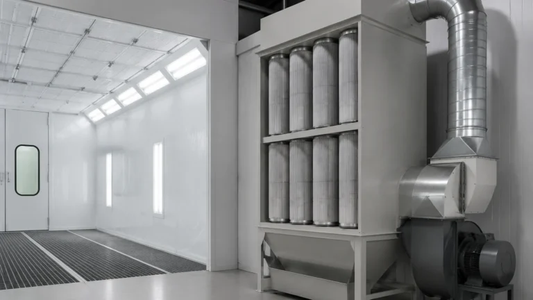 Paint Booth Dust Collector visual guide