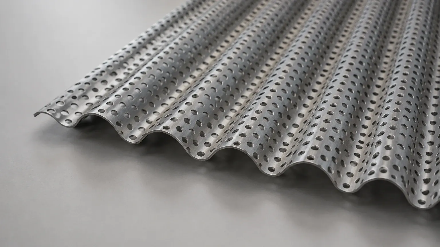 Perforated 7 8 Corrugated visual guide