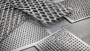 Perforated Metal Background visual guide