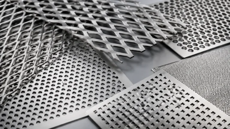 Perforated Metal Background visual guide
