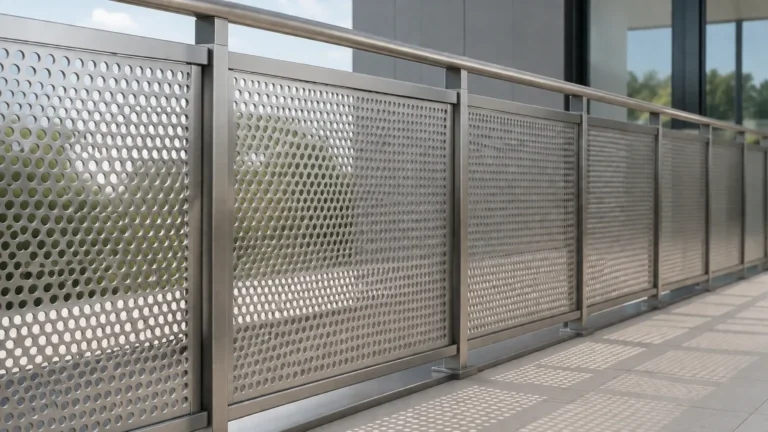 Perforated Metal Balustrade visual guide