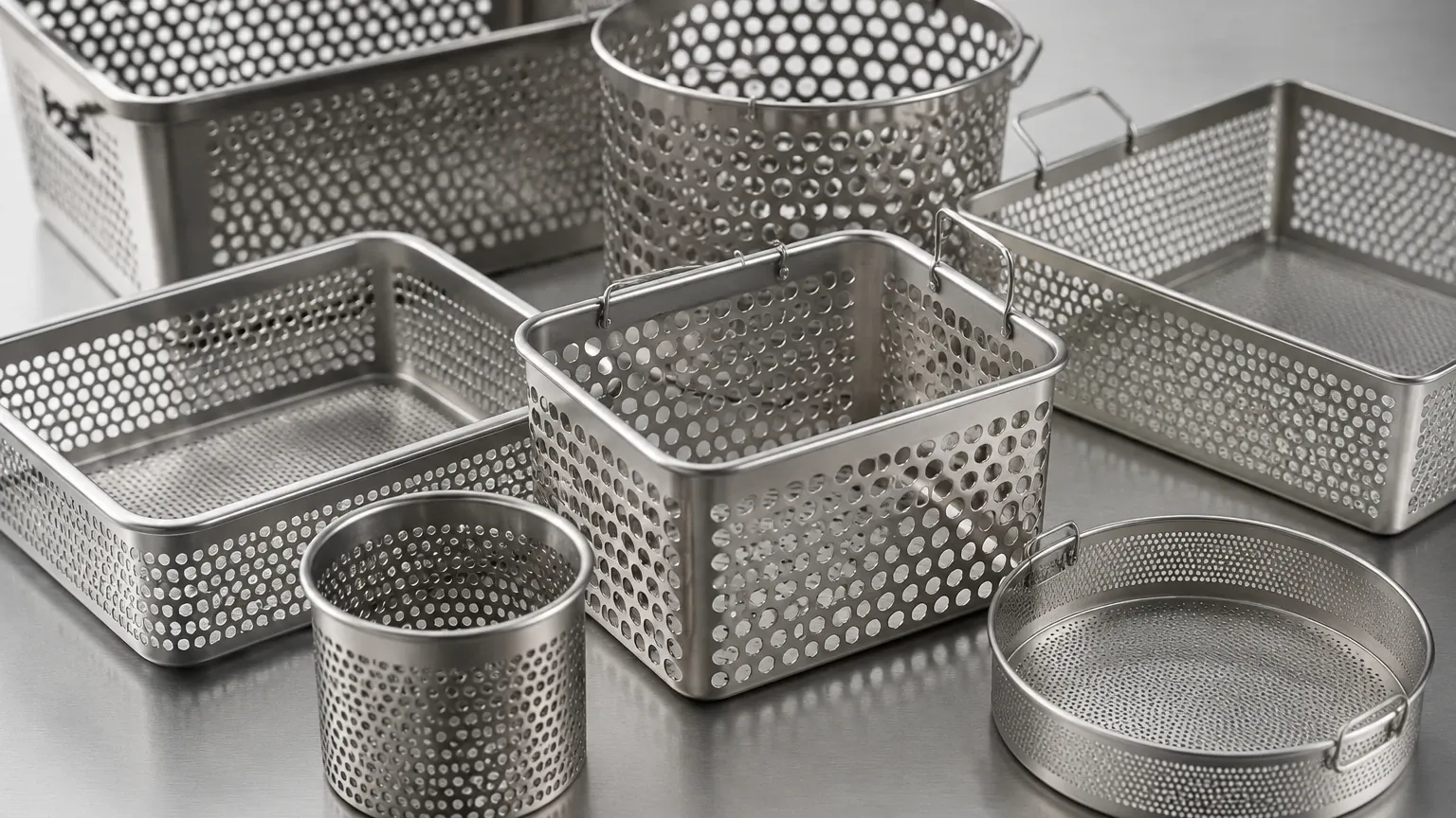 Perforated Metal Baskets Perforated Metal Baskets visual guide