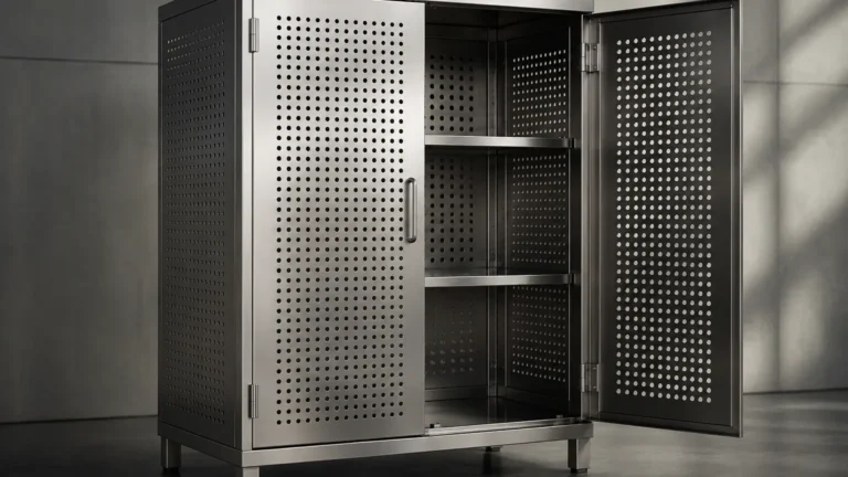 Perforated Metal Cabinet visual guide