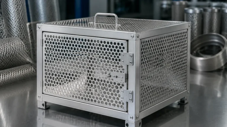 Perforated Metal Cage visual guide