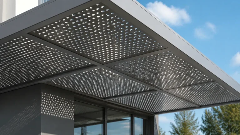 Perforated Metal Canopy visual guide
