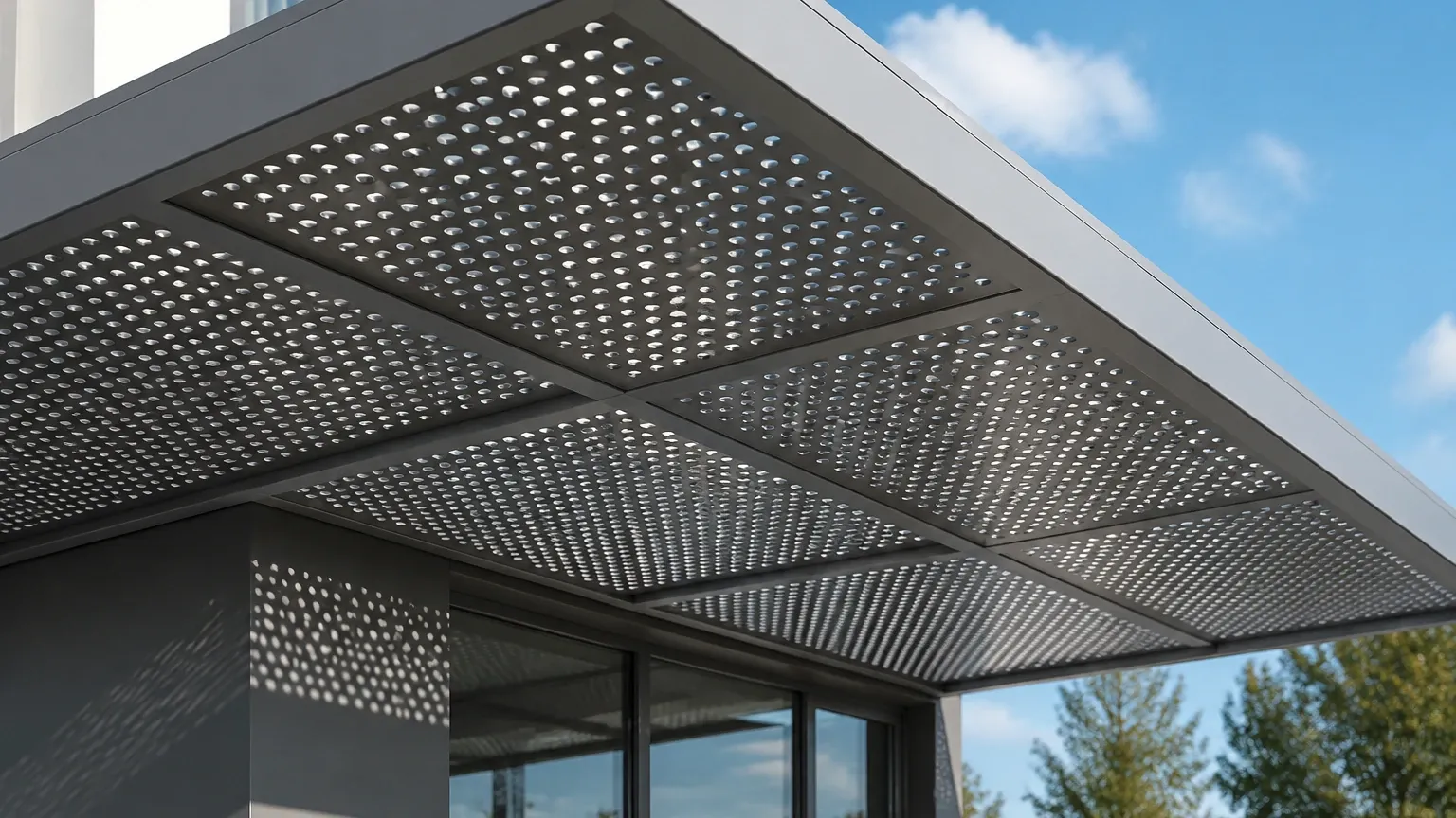 Perforated Metal Canopy visual guide
