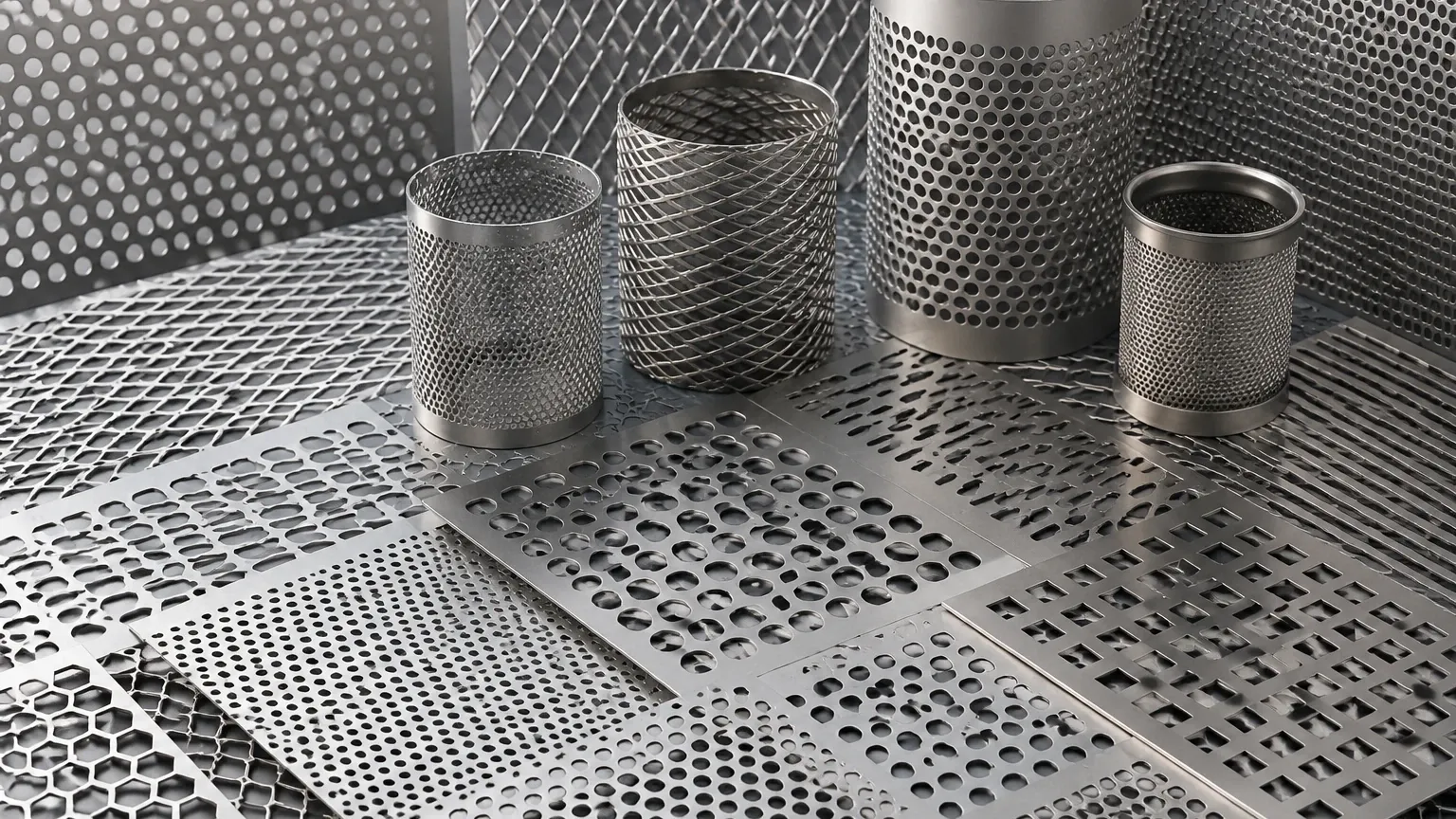 Perforated Metal Chart visual guide