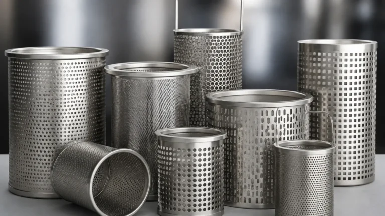 Perforated Metal Container visual guide