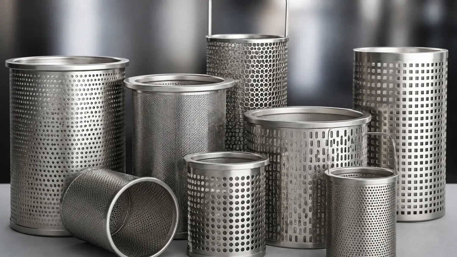 Perforated Metal Container visual guide