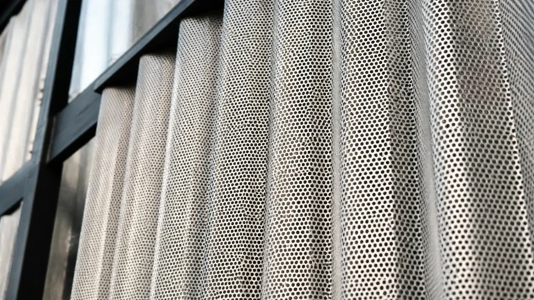 Perforated Metal Curtain visual guide