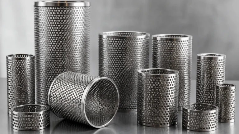 Perforated Metal Cylinder visual guide