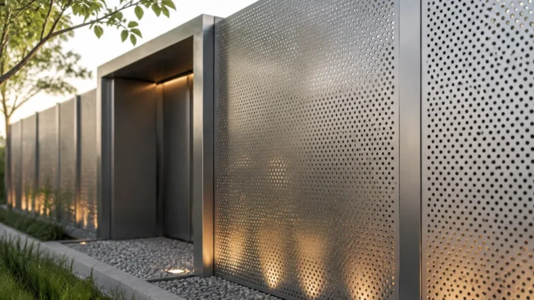 Perforated Metal Enscape visual guide