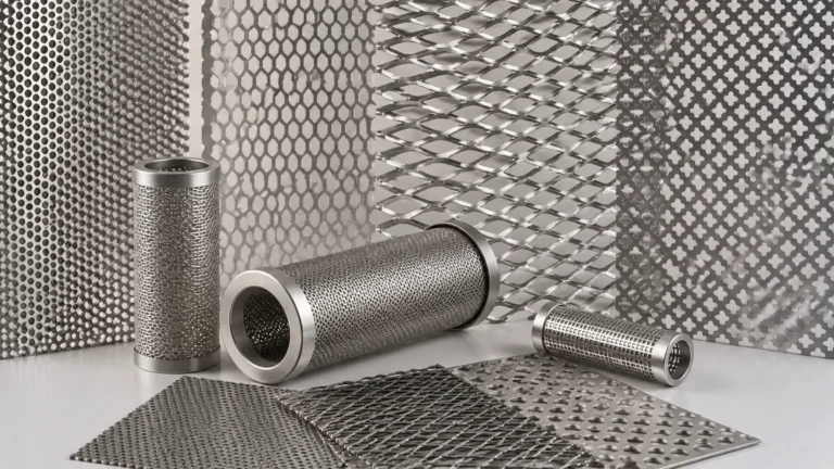Perforated Metal Enscape Material visual guide