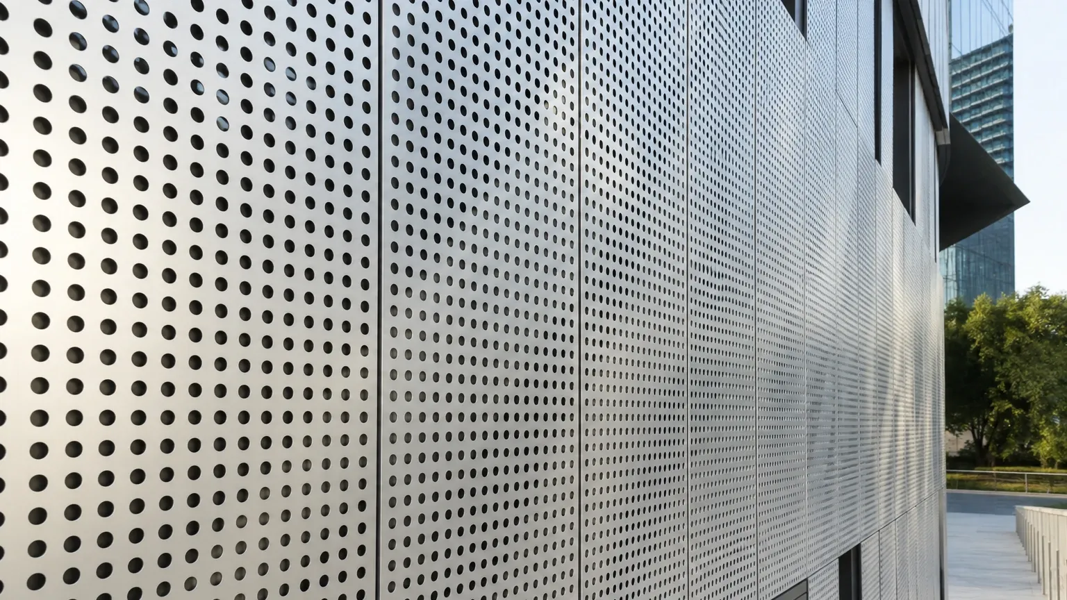 Perforated Metal Facade Perforated Metal Facade visual guide