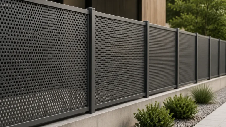 Perforated Metal Fence Panels visual guide