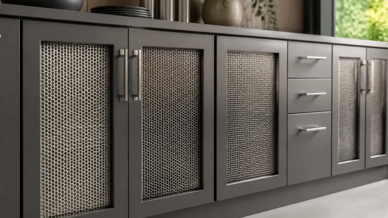 Perforated Metal for Cabinet Doors visual guide