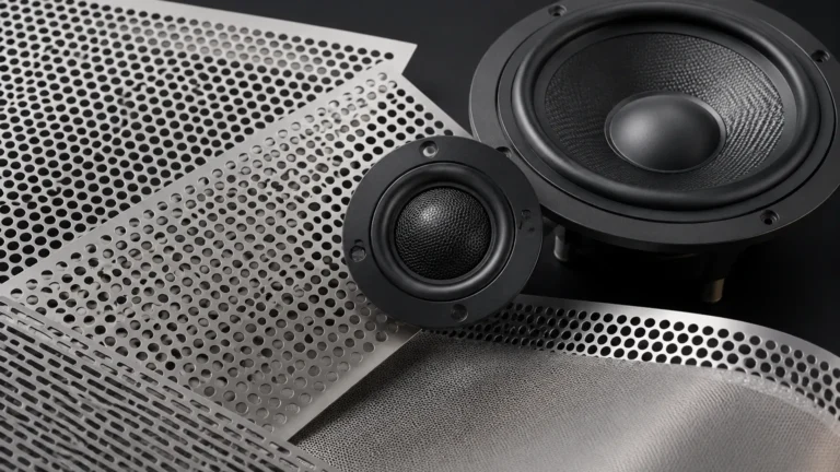 Perforated Metal for Speaker Grill visual guide