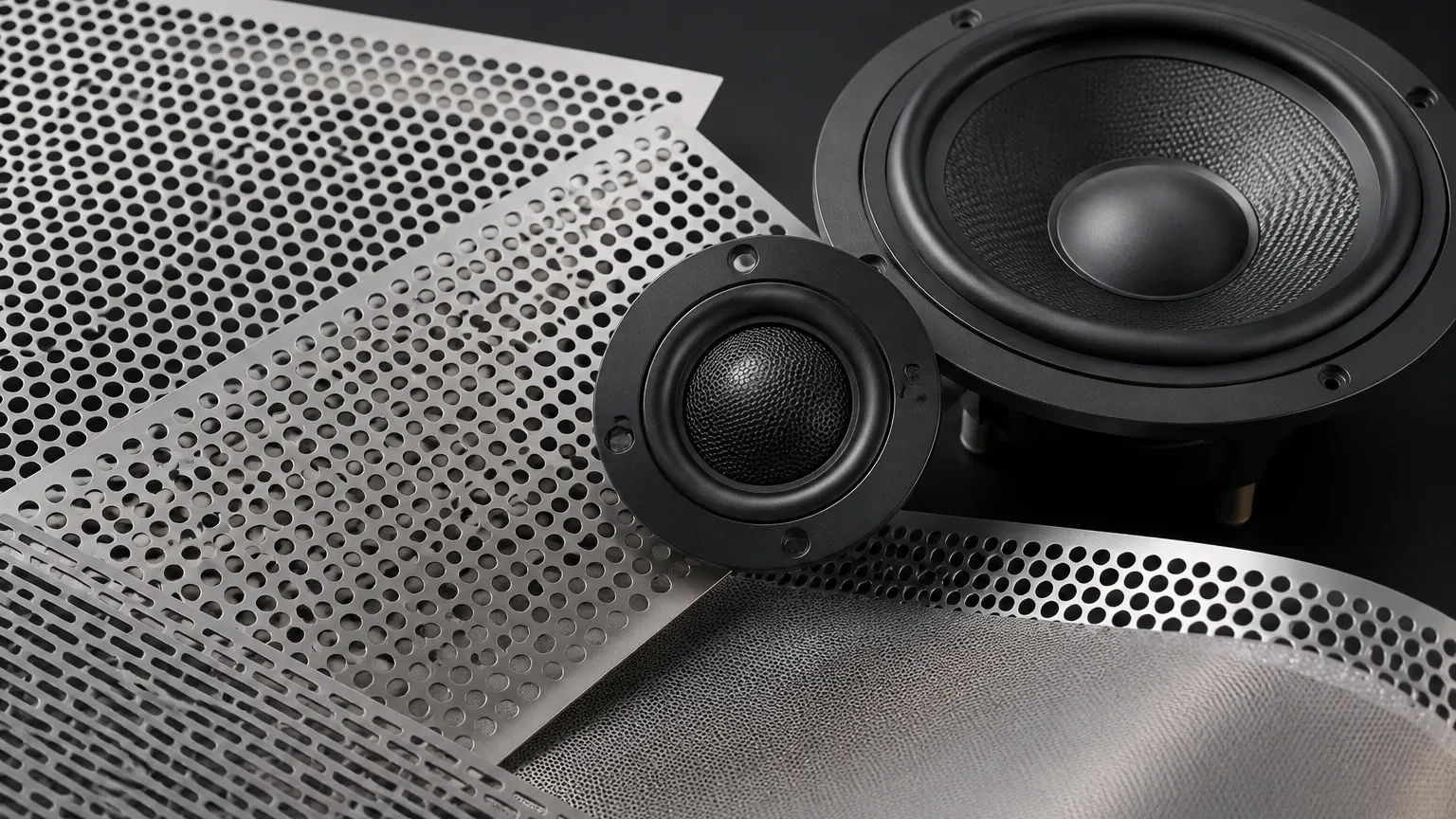 Perforated Metal for Speaker Grill Perforated Metal for Speaker Grill visual guide