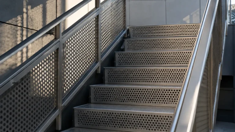 Perforated Metal for Stairs visual guide
