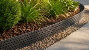 Perforated Metal Garden Edging visual guide