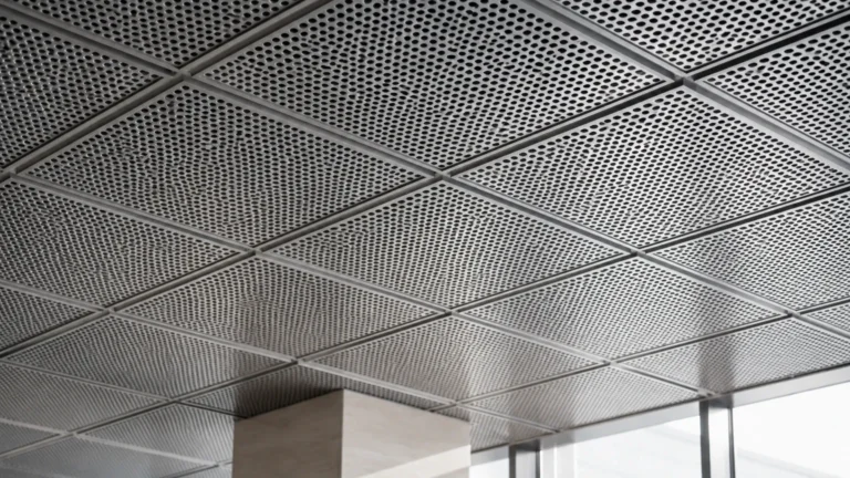 Perforated Metal Grid Ceiling visual guide