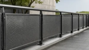 Perforated Metal Guardrail visual guide