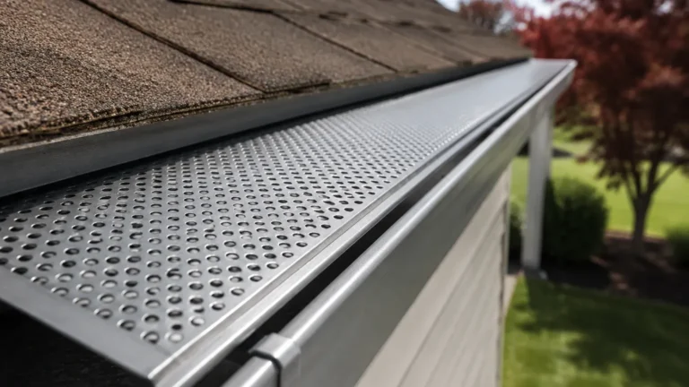 Perforated Metal Gutter Guards visual guide
