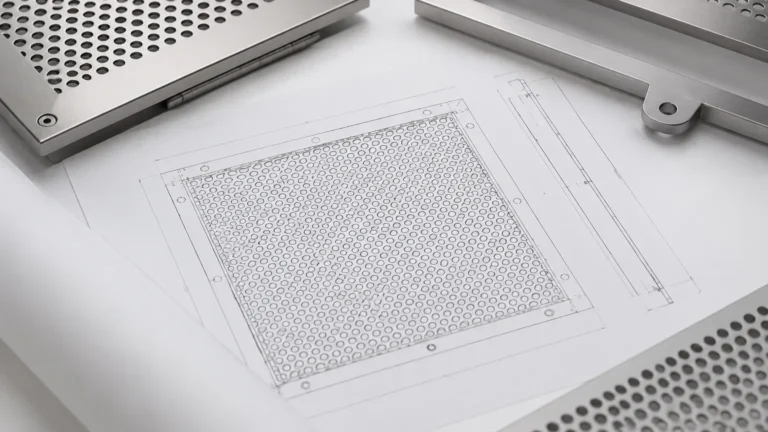 Perforated Metal Hatch Autocad visual guide