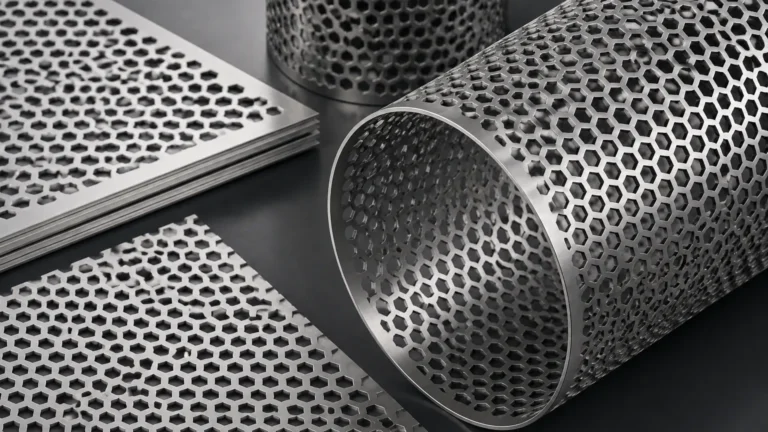 Perforated Metal Hexagon visual guide