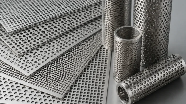 Perforated Metal Hole Size visual guide