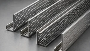 Perforated Metal J Channel visual guide