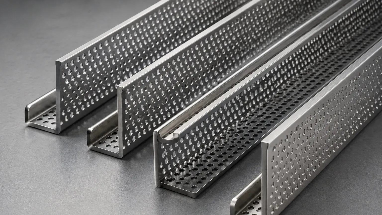 Perforated Metal J Channel Perforated Metal J Channel visual guide