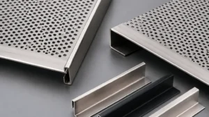 Perforated Metal J Trim visual guide