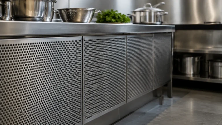 Perforated Metal Kitchen visual guide