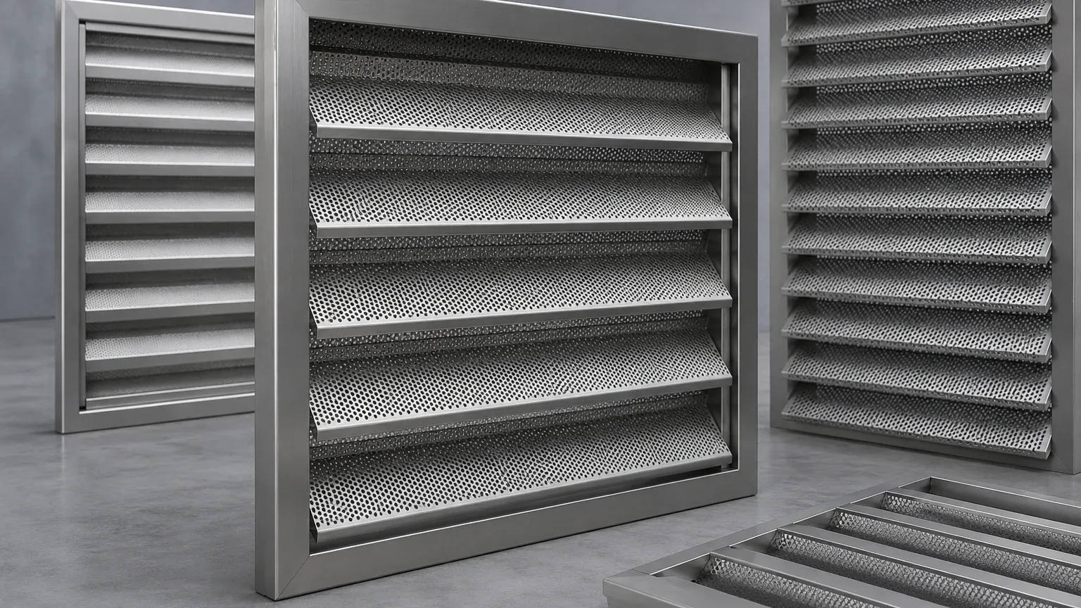 Perforated Metal Louvers Perforated Metal Louvers visual guide