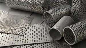 Perforated Metal Material 3d visual guide