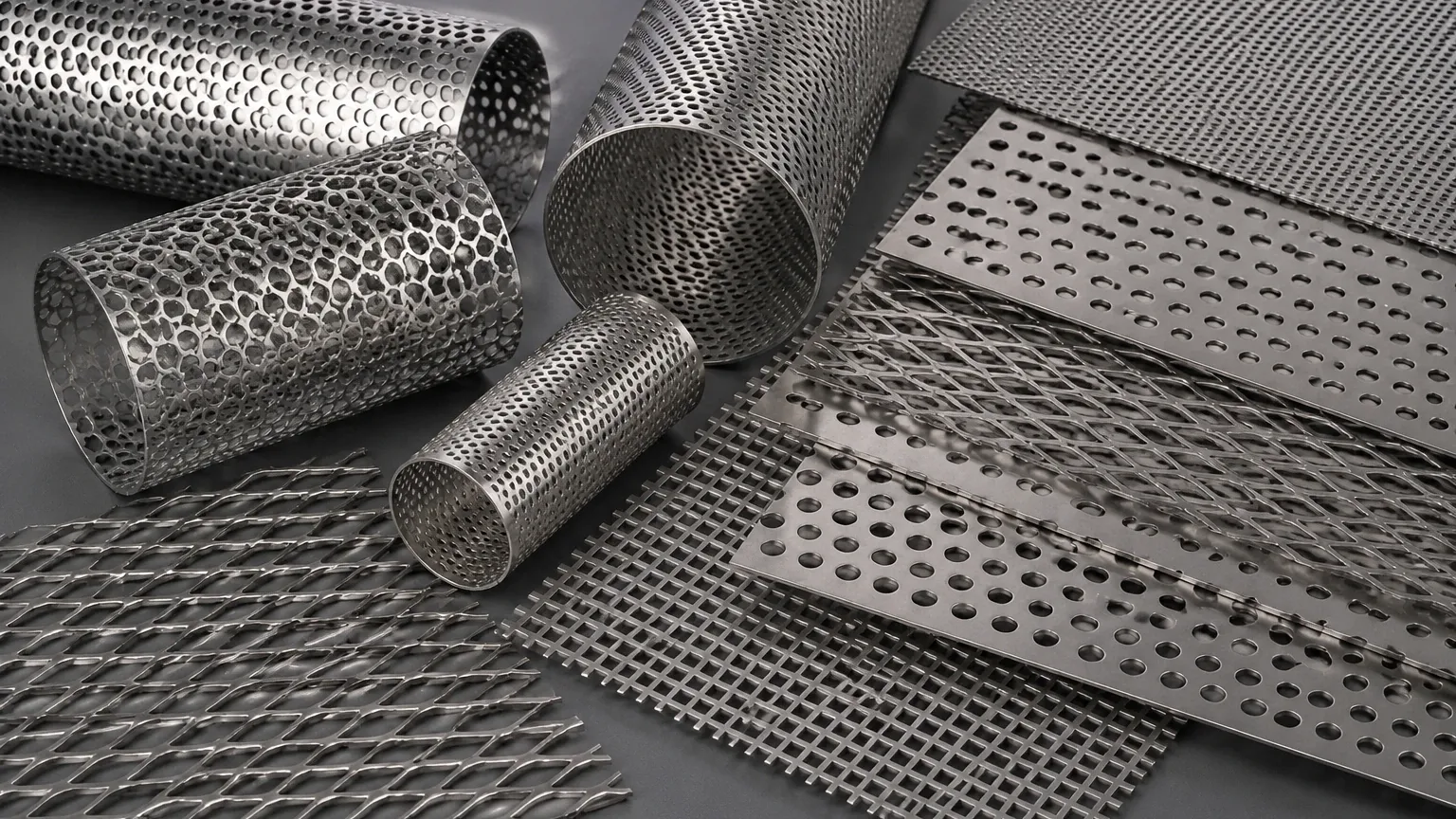 Perforated Metal or Mesh Perforated Metal or Mesh visual guide