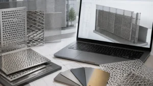 Perforated Metal Panel Revit Family visual guide