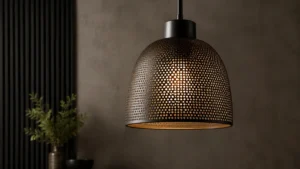 Perforated Metal Pendant Light visual guide