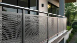 Perforated Metal Railing visual guide