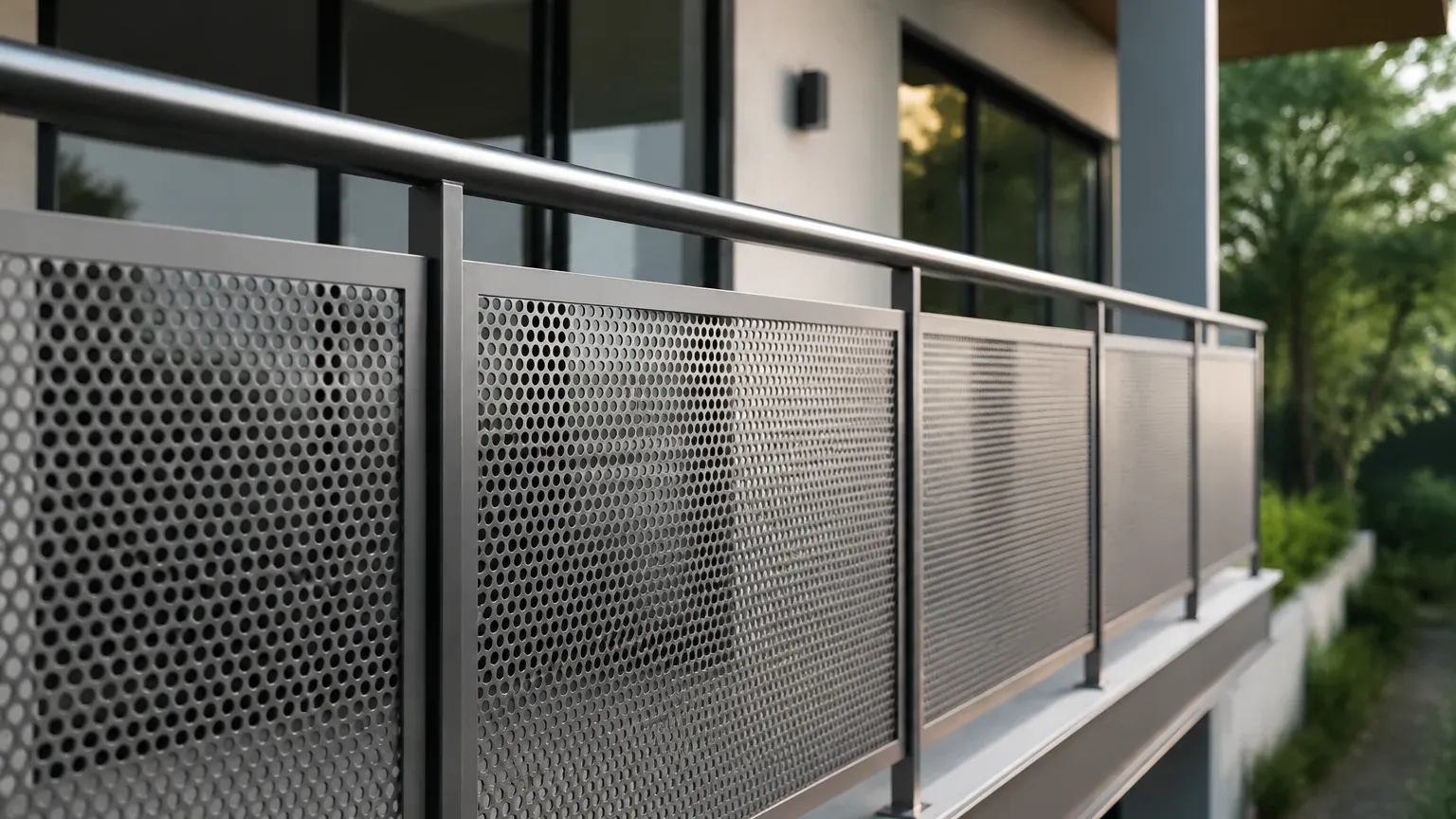 Perforated Metal Railing Perforated Metal Railing visual guide