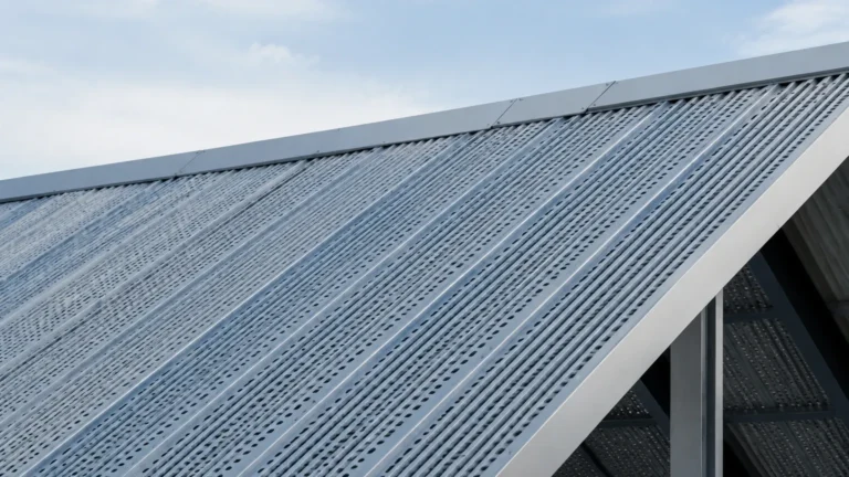 Perforated Metal Roofing visual guide