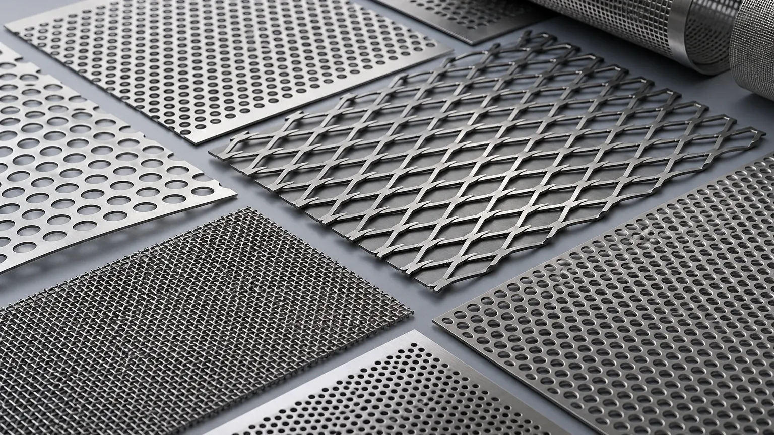 Perforated Metal Sizes visual guide