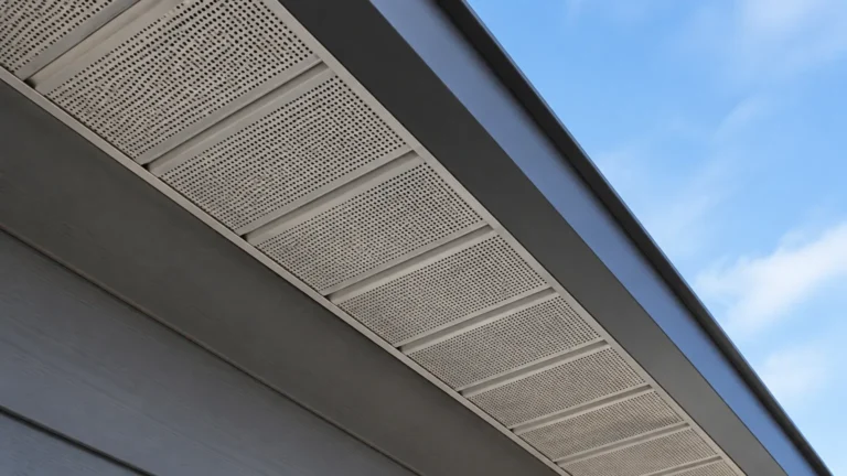 Perforated Metal Soffit Vent visual guide