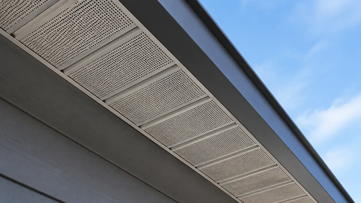 Perforated Metal Soffit Vent visual guide
