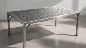 Perforated Metal Table visual guide