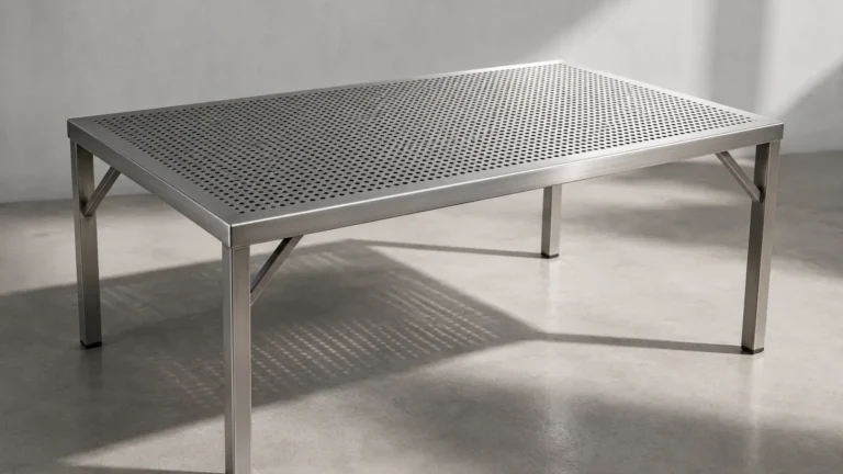 Perforated Metal Table visual guide