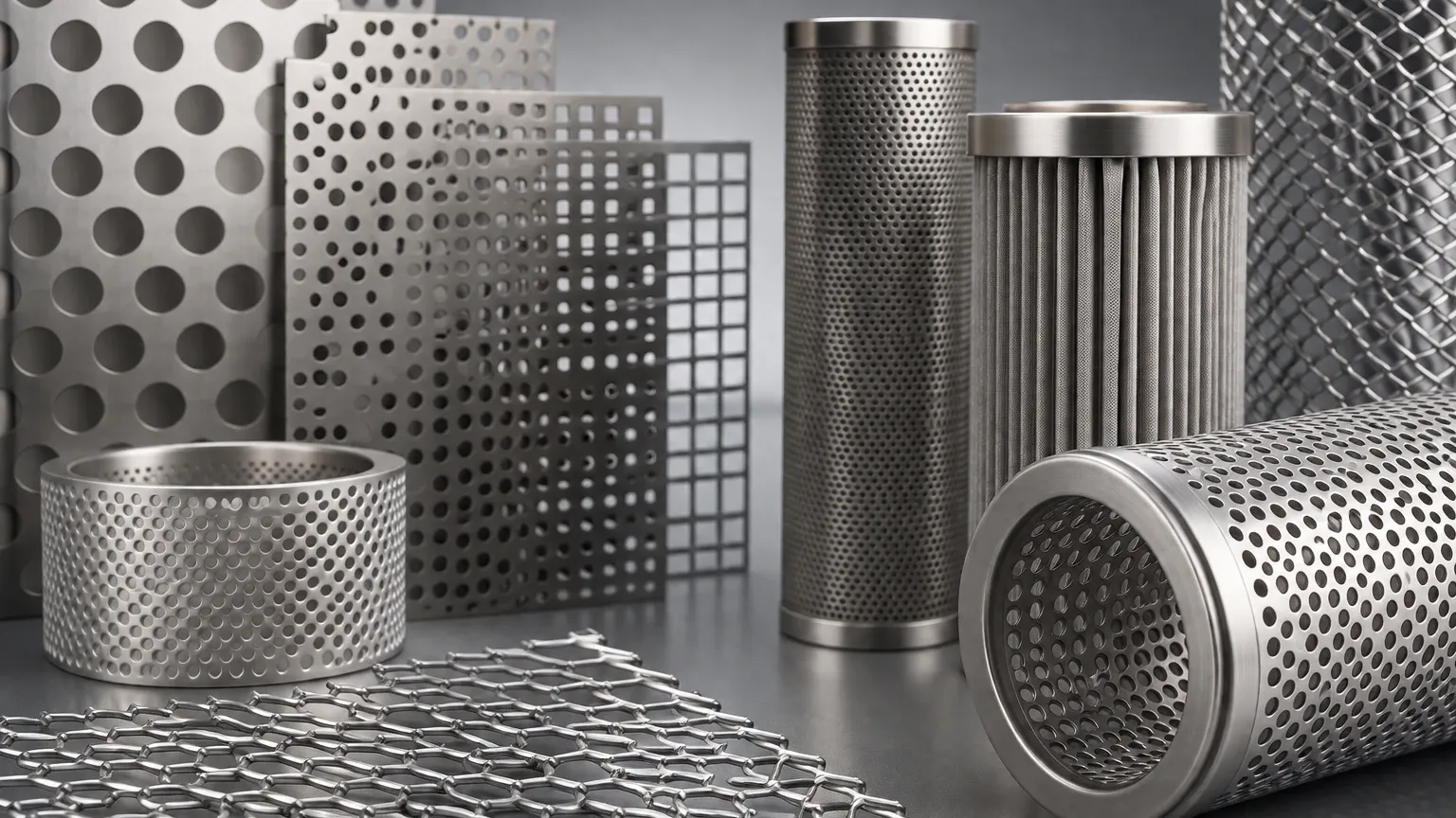 Perforated Metal Texture Perforated Metal Texture visual guide